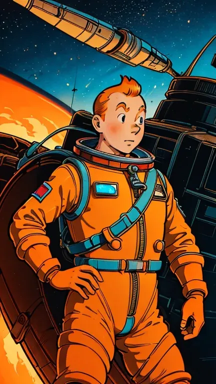 (teens:1man: tintin), (extremely detailed cg unit 8k wallpaper),(master part), (best quality), (ultra detali), (best illustratio...