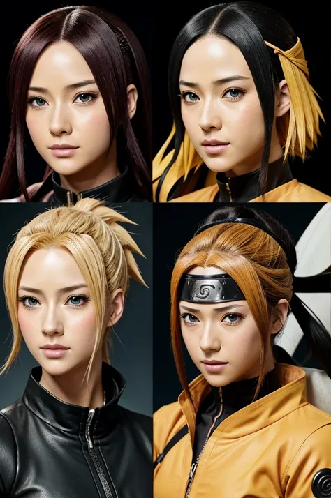 Naruto shippuden series cast ai images 
