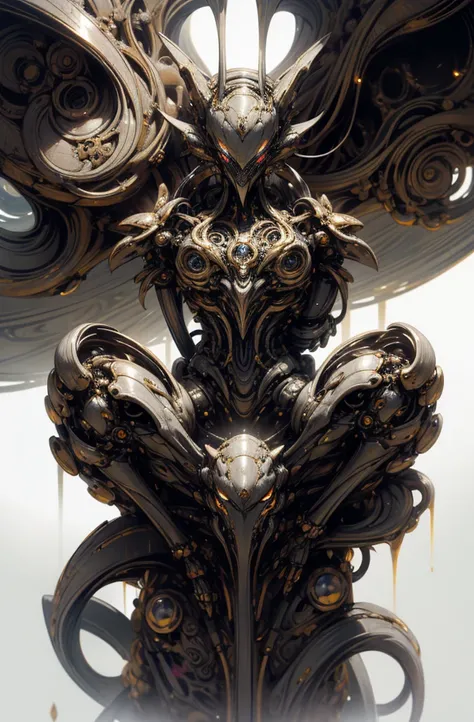 Biomechanical 

Prompt

Create a biomechanical, alien-like creature with a glossy, pearl-like surface and intricate metallic components. The creature should have multiple embedded eyes within its twisted, sinewy form. Connect two distinct sections of the c...