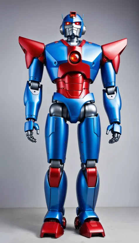 Giant Robot、Giant Robo、Blue body, red chest mark