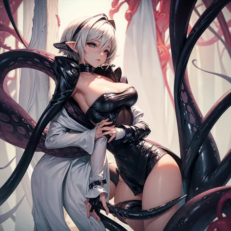 2B having sex with tentacles 