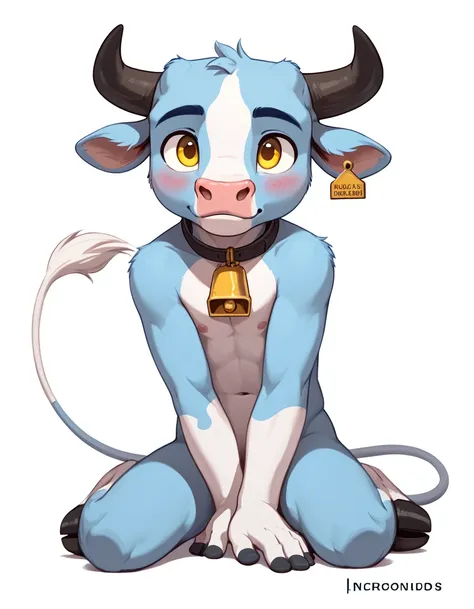 anthro ((male)) bull, ((bull)) 4k, high resolution, best quality, posted on e621, solo, anthro body, male, young boy, evoking ch...