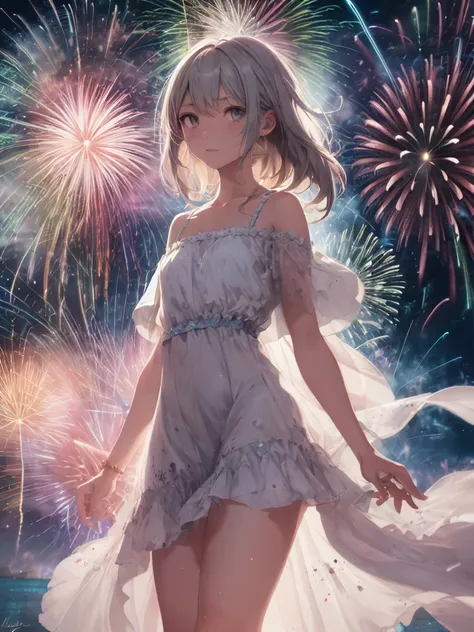 absurd, high resolution, super detailed, (girl:1.3),(firework:1.4)
break
, watercolor style, soft blending, dreamy washes, delic...