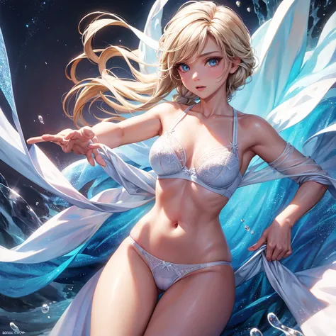 Elsa in underwear 