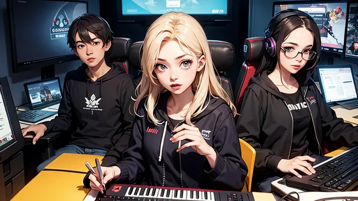 Cool female band gamers