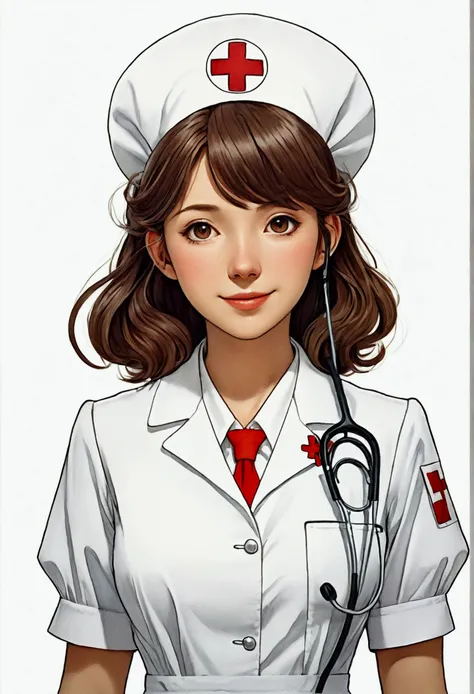 Ghibli style nurse