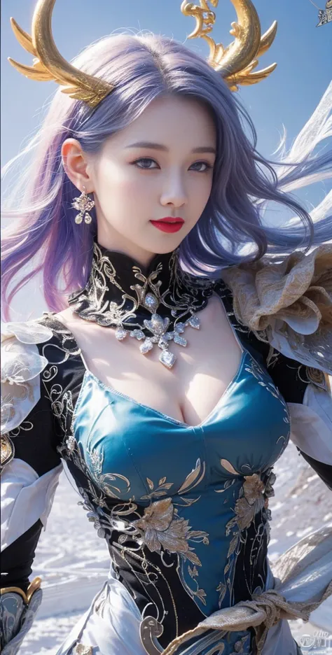 best quality, tmasterpiece,Ultra-high resolution,Clear face,（Reality：1.4），ferpect lighting，(upper body shot), (photorealistic:1.50), anime wallpaper, Guviz style artwork, cover-up fantasy up to magic , by Yang J, Guviz, beautiful artwork illustration, beau...