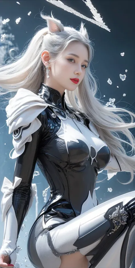 best quality, tmasterpiece,Ultra-high resolution,Clear face,（Reality：1.4），ferpect lighting，(upper body shot), (photorealistic:1.50), anime wallpaper, Guviz style artwork, cover-up fantasy up to magic , by Yang J, Guviz, beautiful artwork illustration, beau...