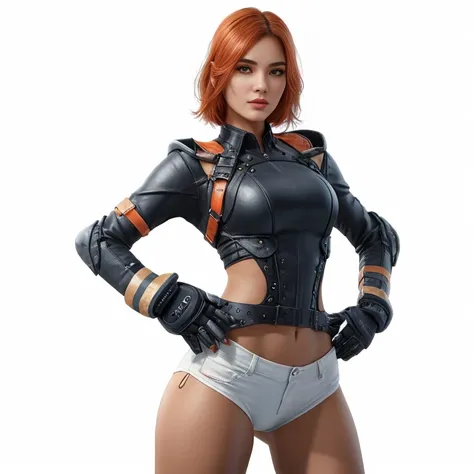 ((Best quality, 8K, Masterpiece :1.3)),BeautIful Women，big breasts beautiful：1.3，Slender abs：1.1，Super detailed face，true hair color, orange hair, red hair, Highly detailed lips，A detailed eye，Double eyelids are clearly focused :1.2, perfect figure beautif...