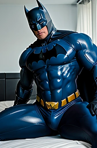  Lect arm is bigger and morę muscular. Batman looking shocked. Full Body In Latex Huge bicep. much irregular bigger muscles in one side of body. Spreading legs on the bed show off big bulge. Screaming much by pain power now growing body effect glow Much mu...