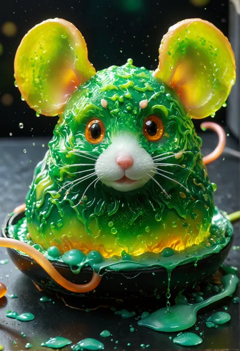 imagine a unique scenario，the mouse turns into slippery green slime。despite its unusual appearance，but the mouse retains all its...