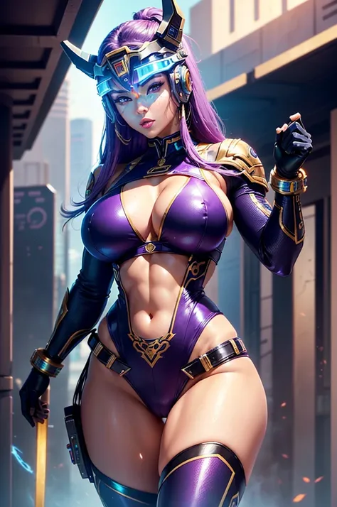 A perfect sexy and beautiful, exuberant and very young cybernetic android warrior with black African and oriental features, Japanese and Chinese, mixed with the clone of the Greek warrior goddess Athena, with huge super ultra mega giant breasts, Brunetette...