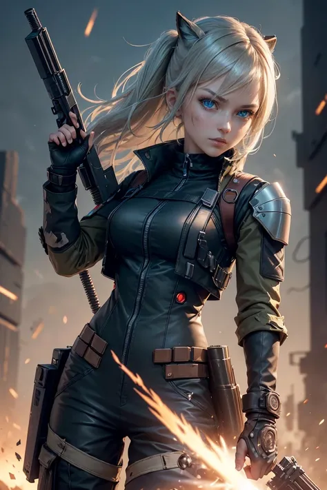 masterpiece, high quality, detailed art, concept art, character concept, ARKNIGHTS, sci-fi knights, anthro animals battle androids, perfect eyes, crystal clear eyes,(battle android model), female character android, (wearing [military|sexy|elegant:0.25] fut...