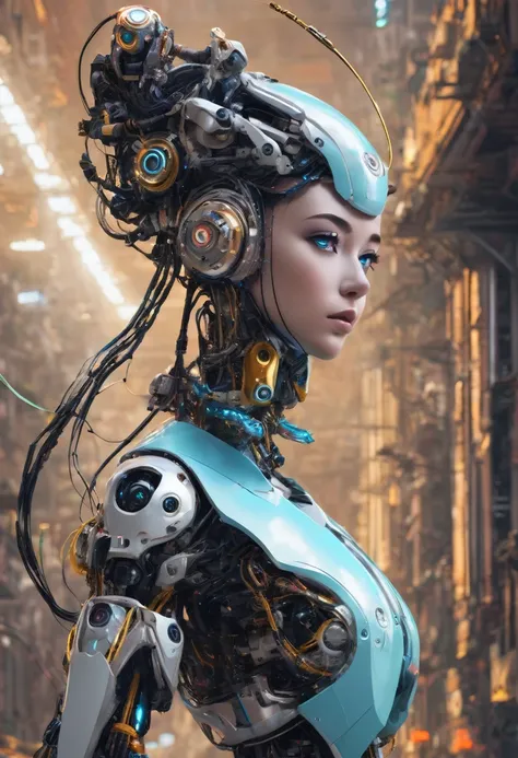 robotic goddess of the future