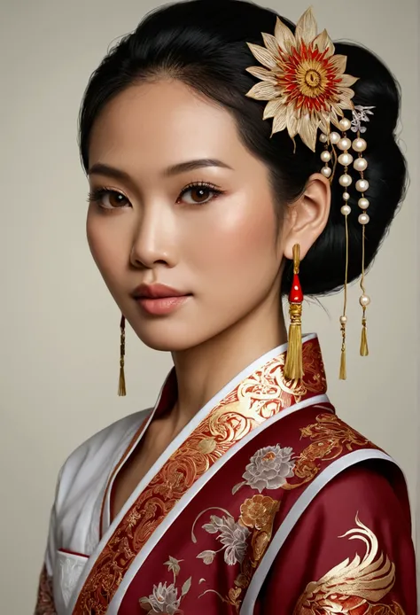 Thai woman, half Thai, Chinese and Japanese.