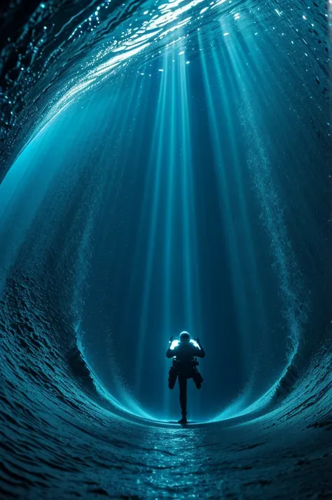 animated marine light tunnel