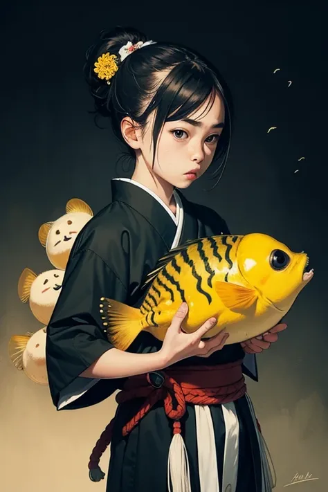 Puffer fish samurai 