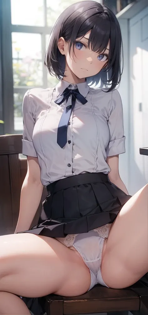 blue eyes,Highest quality,High resolution,unity 8k wallpaper,(figure:0.8),(Beautiful and fine details:1.6),Detailed face,Perfect lighting,Highly detailed CG,(Perfect hands, Perfect Anatomy),young woman,Show your chest:1.4),The Quintessential Quintuplets,Na...