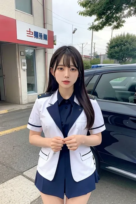 28-year-old female、Police uniform