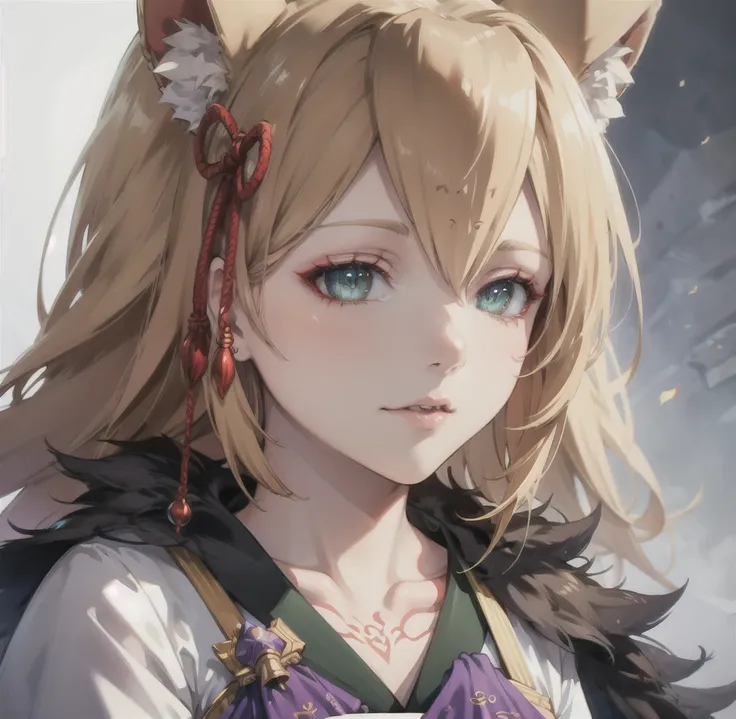 Highest quality, masterpiece, Ultra-high resolution, (Realistic:1.2), One girl, (Detailed face:1.2), (Detailed eyes:1.2), (Detailed Hair:1.2), (Detailed clothing:1.2), 4K, Fox ears,Miko costume