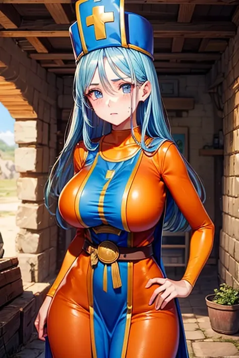 masterpiece, highest quality,  unreal engine,  super resolution,  very detailed, 

beautiful woman, dragon quest female monk, lo...