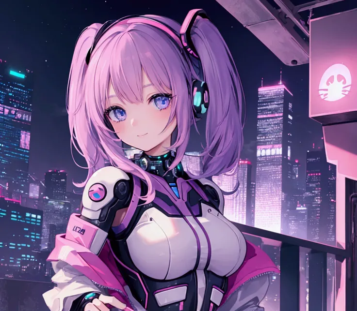 best quality, Background&#39;4K screen, head of&#39;artwork, extremely detailed CG unity 8k wallpaper, extremely detailed eyes, extremely detailed, intricate details, 
1 fille, la science-fiction, (h1c4tt3ch mecha, cuddle Hello Kitty doll, cyberpunk, happy...