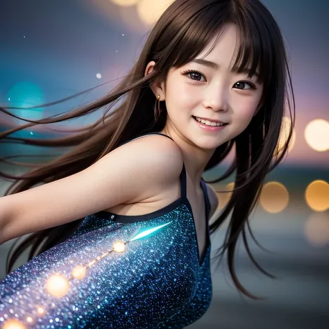 (ExtremelyDetailed ((Personification as a LittleGirl of (" Shinonome Sea ")))) DelicateClothing Textures. High-level UltraDetailed Wallpaper, (8K TopQuality Masterpiece of CommercialPhoto), PerfectLighting, Absurd MysticSight Tyndall Effect Scattering (Stu...