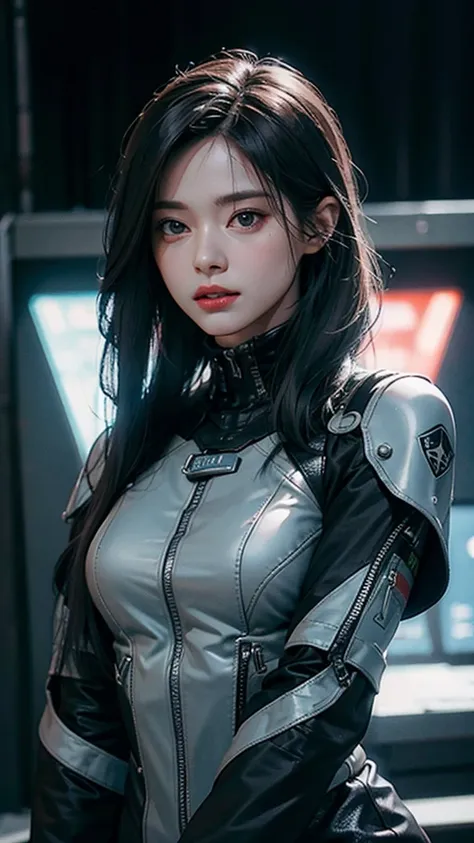 ((best quality)), ((masterpiece)), (detailed:1.4), 3d, an image of a beautiful cyberpunk female,hdr (high dynamic range),ray tra...