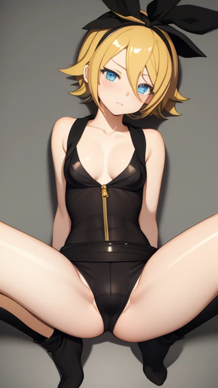 Kagamine rin in barely covered