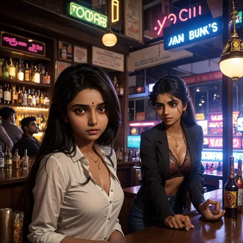 Arjuns eyes were repeatedly going to the girls going to the bar in front. Then a beautiful girl, Riya, came to the bar. There was a strange attraction in her every gesture, due to which Arjuns eyes were not moving away.