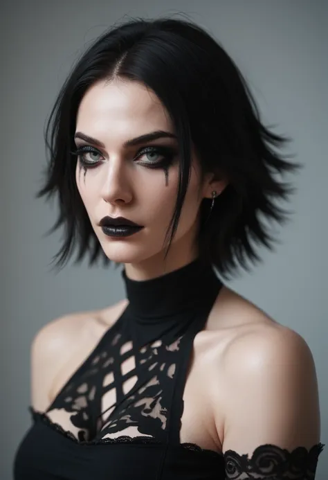 sexy girl gothic makeup