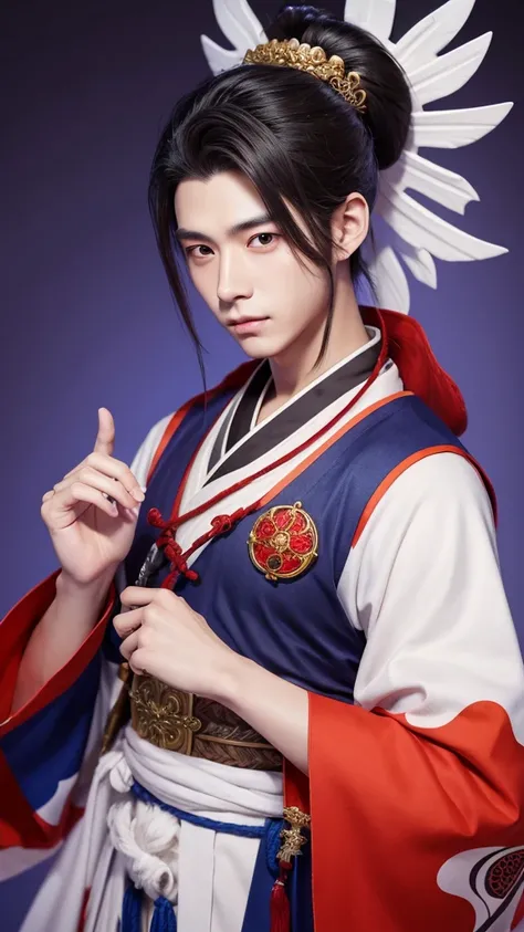 Korean-style beautiful young man onmyoji