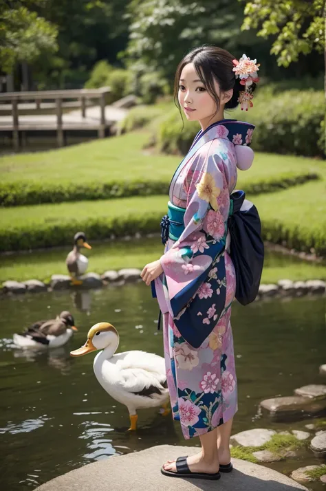 Kimono duck