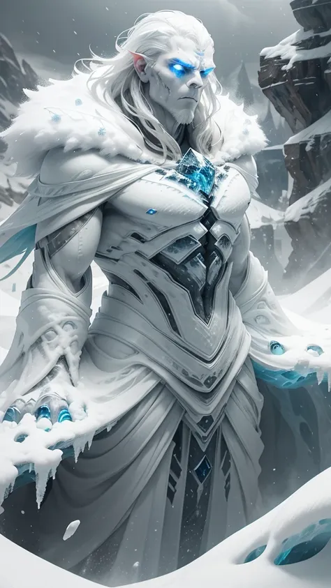 the frostbane giant

	•	description: a colossal, frozen titan with a body of hardened, ice-encrusted flesh and skeletal structur...