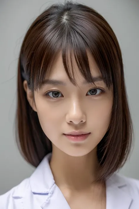 ((Highest quality)), ((masterpiece)), (detailed),Perfect Face,Japanese,Female doctor,White