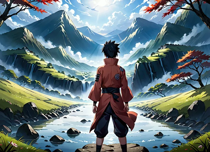 Fuu of Naruto Shippuden, in random scenary