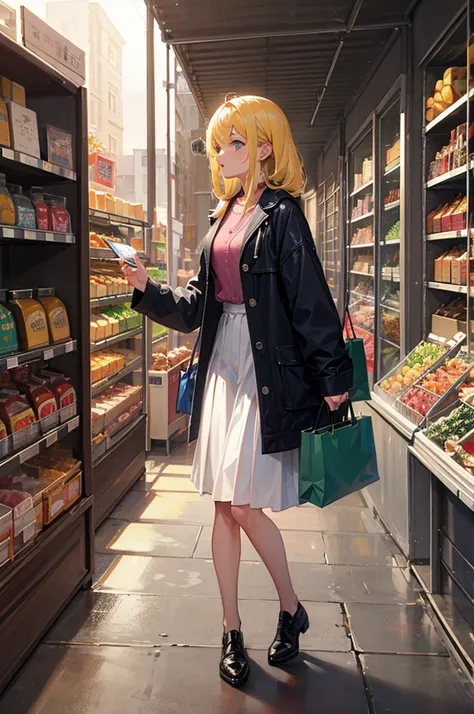 Woman  shopping   