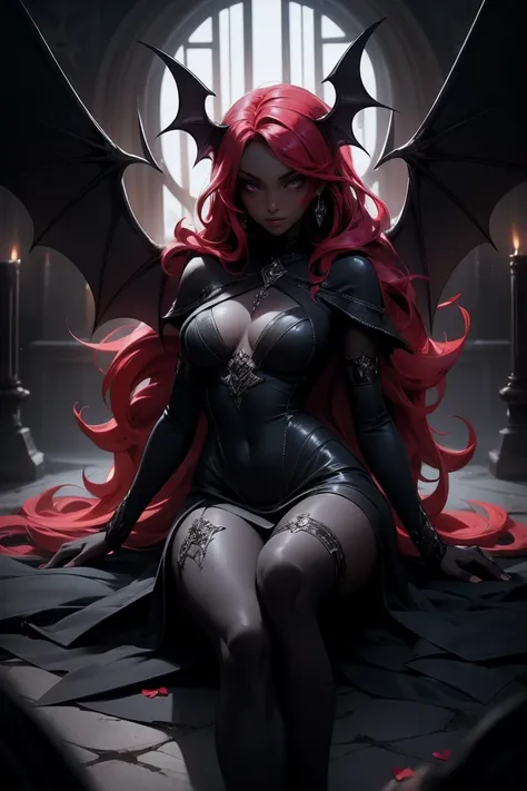 (Absurd, high quality, ultra -compared, careful with the hand) succubus, succubus wings, dreamer body, vivid, romantic and all. Optimistic face, just lies, without entry and intellectual. Reckless style, cold heart, impatient and too confident. Gray eyes, ...