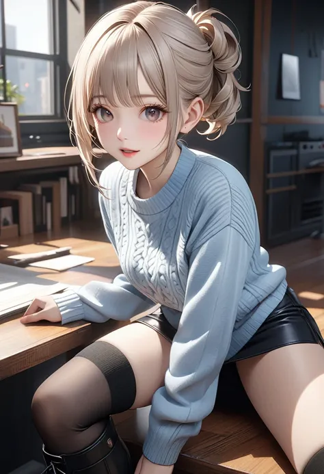 (Random Porn Poses),(Random Hairstyles),(Best image quality,(8k),Ultra-realistic,最high quality, high quality, High resolution, high quality texture,Attention to detail,Beautiful details,Fine details,Highly detailed CG,Detailed Texture,Realistic facial expr...