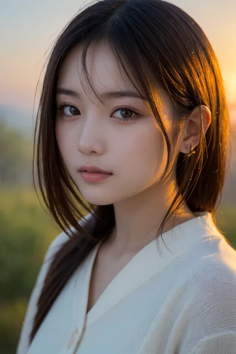 (masterpiece:1.2),(Highest quality),(Very detailed:1.2),(High resolution),(Photorealistic Stick),(RAW Photos),8k,Close-up of,Soft portrait photography,Beautiful Japanese Woman,Gorgeous face portrait,Eye light,Girl of the person himself,Very beautiful face,...