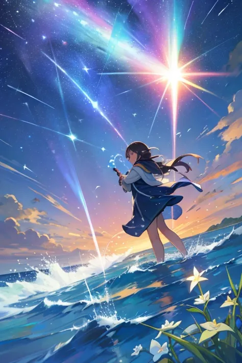 shooting star　Watering the Earth and the Sea