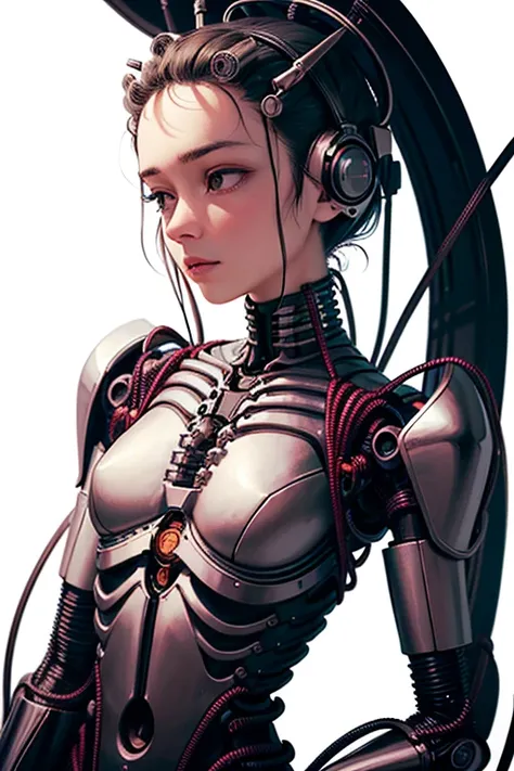 (((masterpiece))), (((The best quality at its best))), ((Super detailed)), (Highly detailed CG illustrations), ((Extremely delicate and beautiful)),(Cute and delicate face),Light,((1. Mechanical Girl)),alone,Full Body Lesbian,(Mechanical joints:1.4),((Mech...