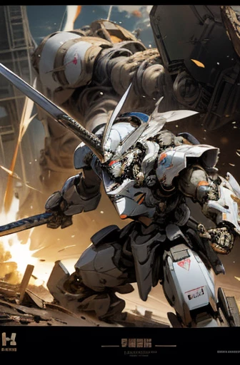 knight armor massive,mobile suits,(roboT brasched:1.3),roboT,meca,droid,heaby armor massive,human_not,anime style,holding_sword,masterpiece,masterpiece,best quality,super detailed,super fine illustration,8k,dynamic angle,industry meca design,giant size.Bre...