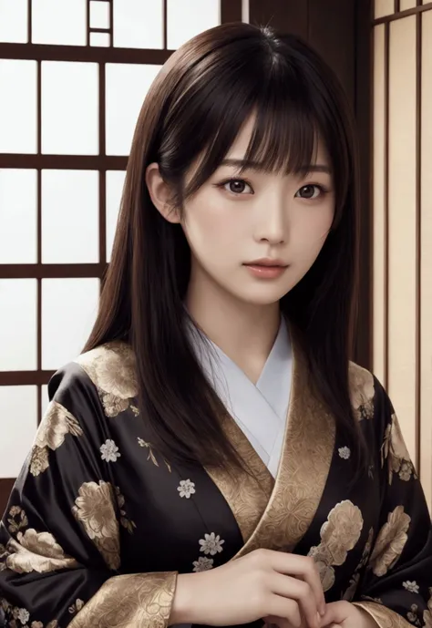 masterpiece, beautiful, a Japanese woman, realistic