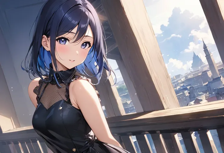 Love Live adult Kanan Matsuura, masterpiece, highest quality, gloss, attire random, superb view background