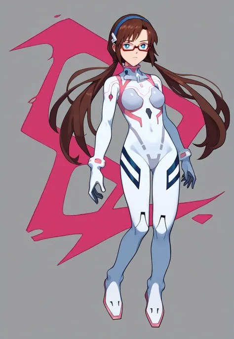 score_9, score_8_up, score_7_up,  emotional content composition, lifestyle
 mari-white, white plugsuit, numbered, hairband, semi...