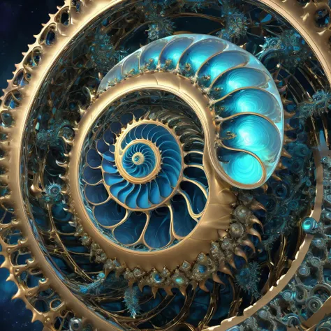 (nautilus machine lifeform)、(nautilus is mechanically drawn:1.2)、machine lifeforms emerging from the mandelbrot set、the emerging...