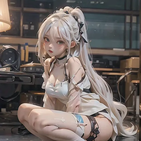 1
anime girl with long white hair sitting on a bench with her legs crossed, fine details. girls frontline, trending on cgstation, from girls frontline, the anime girl is crouching, from arknights, trending at cgstation, azur lane style, seductive anime gir...