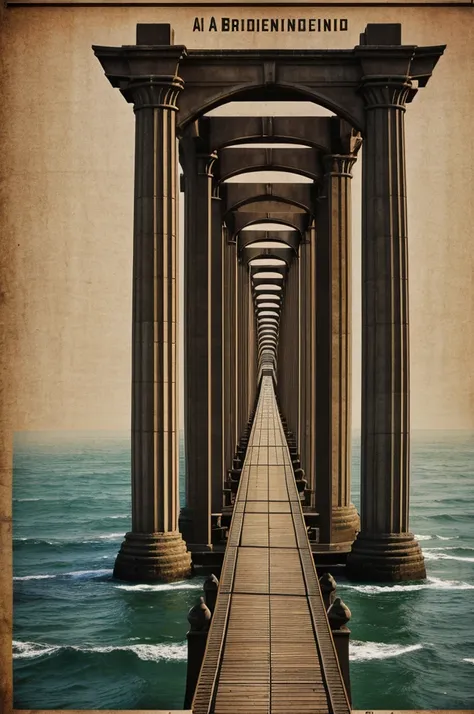 a poster about: bridge of understanding, pillar of unity