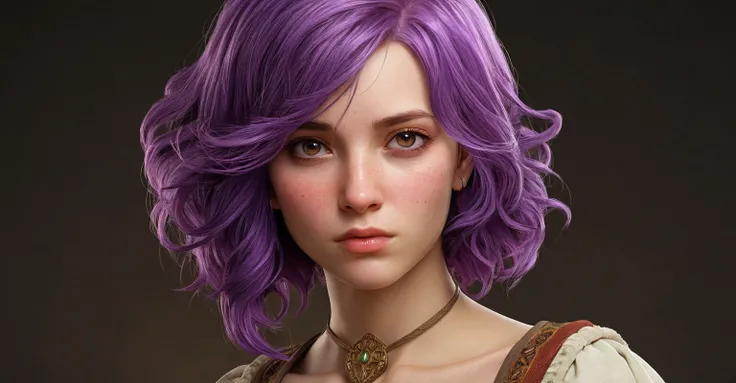 Hot Peasant RPG, purple hair, weird but delicious